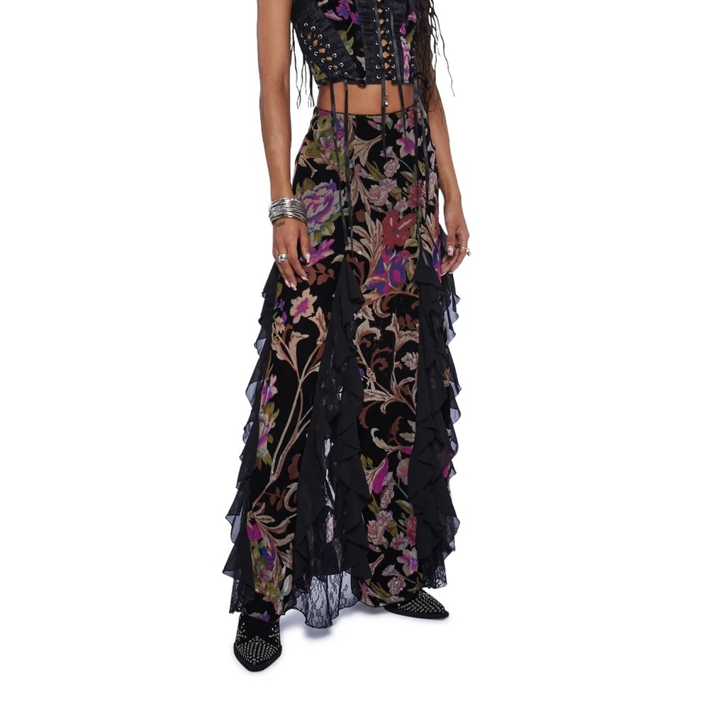 NWT DOLLS KILL STUMBLED ON SUBLIME MAXI SKIRT